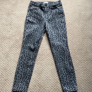 William Rast jeans. High Rise Ankle leopard print. Size 27. Excellent condition